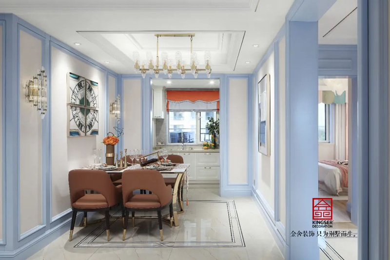 天海容天下樣板間137㎡美式風(fēng)格實(shí)景圖