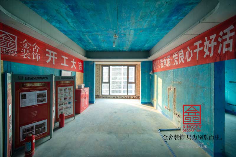 融創中心裝修工地木工階段