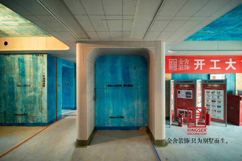 融創中心裝修工地木工階段