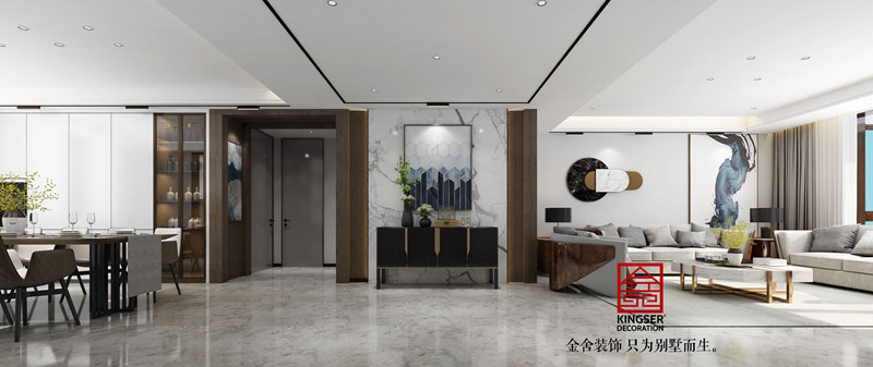 帝王國際168平極簡風格裝修設計效果圖
