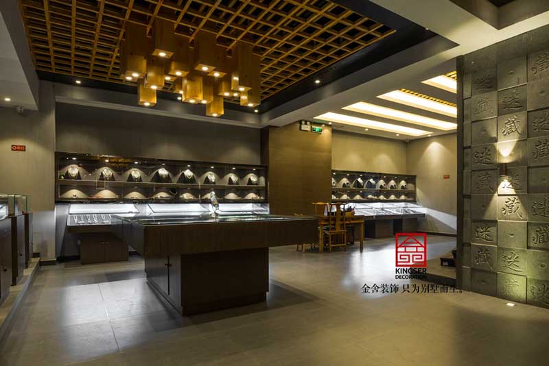 古玩店港式風格裝修設計實景圖