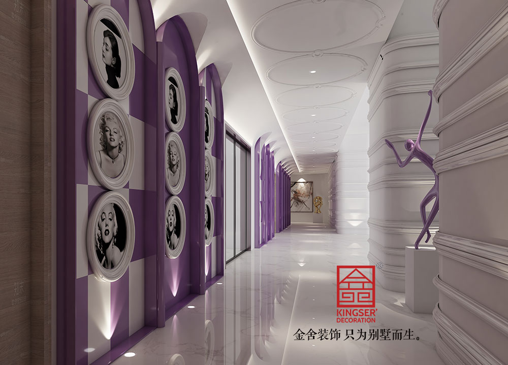 石家莊工裝設(shè)計俏之翼美容院裝修效果圖