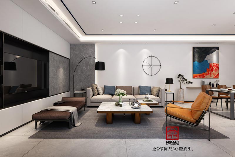 龍湖天宸原著-200㎡-現(xiàn)代簡約風格-效果圖